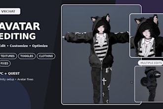 edit customize and optimize your vrchat avatar