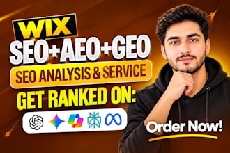 optimize wix website for seo, geo, and aio to rank on google and ai search