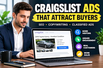 write high converting craigslist classified ads that attract buyers and customer