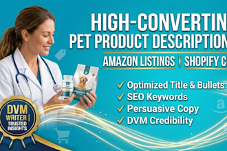 write pet product descriptions and amazon listings