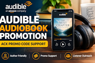 promote your audible audiobook with acx promo codes