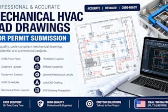 provide pennsylvania texas mechanical permit plans with engineer stamp