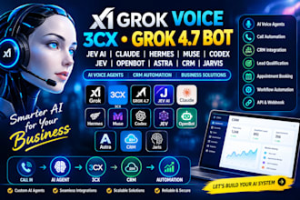 grok voice 3cx grok47 bot jev ai claude hermes muse codex jev openbot astra CRM