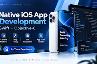 develop native ios app using swift and objective c