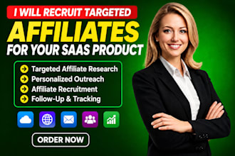 recruit targeted affiliates for your saas product