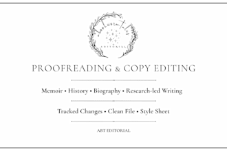 copy edit your nonfiction manuscript