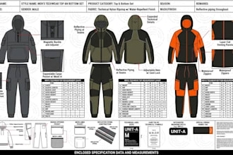 streetwear, tracksuit, cargo pants, utility wear, joggers and clothing tech pack
