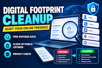 audit your digital footprint and clean up your online presence