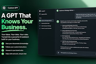 build and prompt engineer a custom gpt app for your business