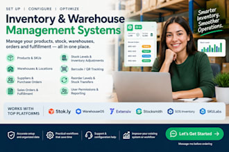 setup extensiv stocksmith skulabs warehouseos stokly sos inventory management