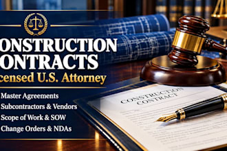 draft construction consulting, service and scope of work agreements