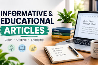 write informative and engaging articles