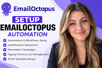 setup emailoctopus automation emailoctopus lead nurture workflows newsletter