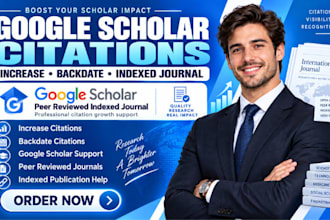 increase and backdate google scholar citations in peer reviewed indexed journal