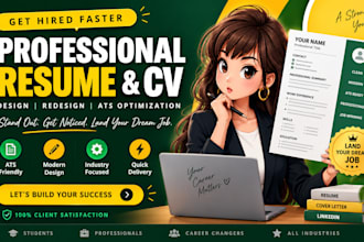 deliver professional resume, CV writing service