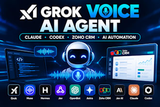 grok voice grok47 bot muse hermes jev openbot astra zoho CRM jev ai claude codex