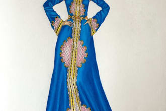 draw professional fashion illustrations and clothing sketches