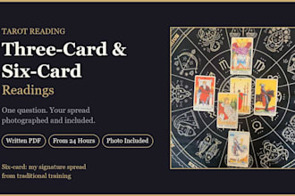 personal tarot reading 3 or 6 cards