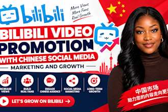 do bilibili video promotion with chinese social media marketing and growth