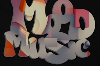 professional mood music artwork 100 procent human made