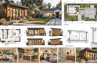 design adu floor plans and construction drawings in california, washington