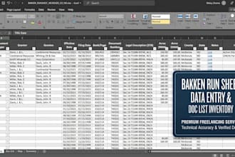 do remote landman data entry for bakken projects