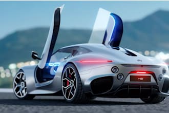 create 3d mechanic car model automotive part suv cad body kit 3d printing