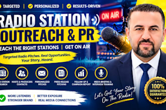 press release radio broadcast media outreach radio stations journalists pitching