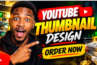 design high CTR finance business and crypto youtube thumbnail