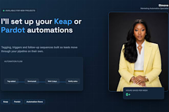 setup your keap or pardot marketing automation