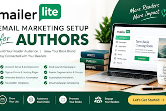 build a mailerlite reader funnel for authors and book launches