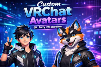 custom vrchat avatar vrc avatar 3d furry avatar vr characters nsfw furry avatar