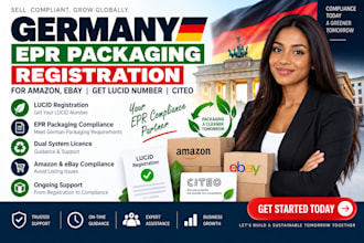 do germany epr packaging registration for amazon ebay  get lucid number citeo