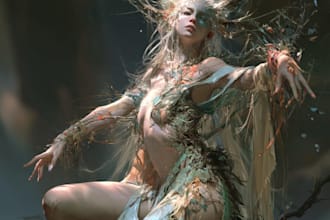 fantasy character art and fantasy character art