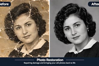 restore old damaged photos