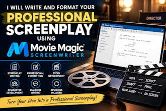 write and format your professional screenplay using movie magic screenwriter
