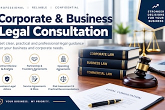 provide corporate and business legal consultation