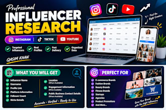 find targeted instagram, tiktok and youtube influencers for your brand