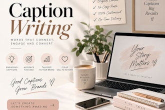 write engaging social media captions for your business