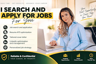 search and apply to jobs, reverse recruiter, update resume, tailore job search