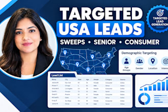 provide targeted sweeps leads, senior lead, usa lead
