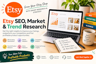 optimize your etsy listing for SEO, keywords and conversions