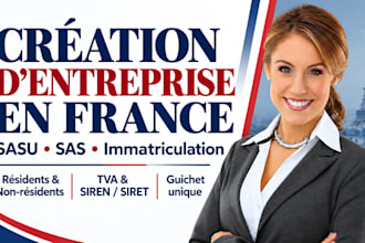 register france company, sasu, SAS, vat for residents and non residents