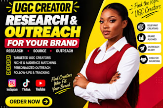 do ugc creator research sourcing and outreach for your brand