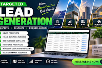 do lead generation for solar leads mca leads business b2b leads mortgage leads