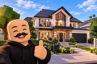 build you a custom bloxburg house, mansion, or aesthetic build