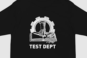 design hand drawn vintage outdoor t shirt logo in 24h