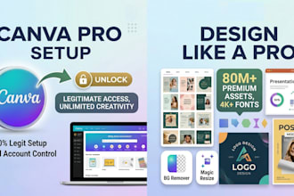 help you set up canva pro and unlock premium features