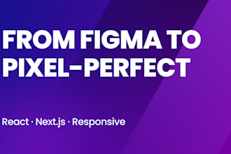 convert your figma design into pixel perfect react or nextjs code