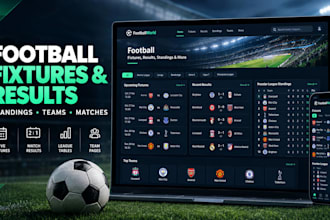 build football fixtures results and standings website